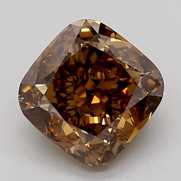 1.57 Ct. Fancy  Brown Cushion Lab Grown Diamond