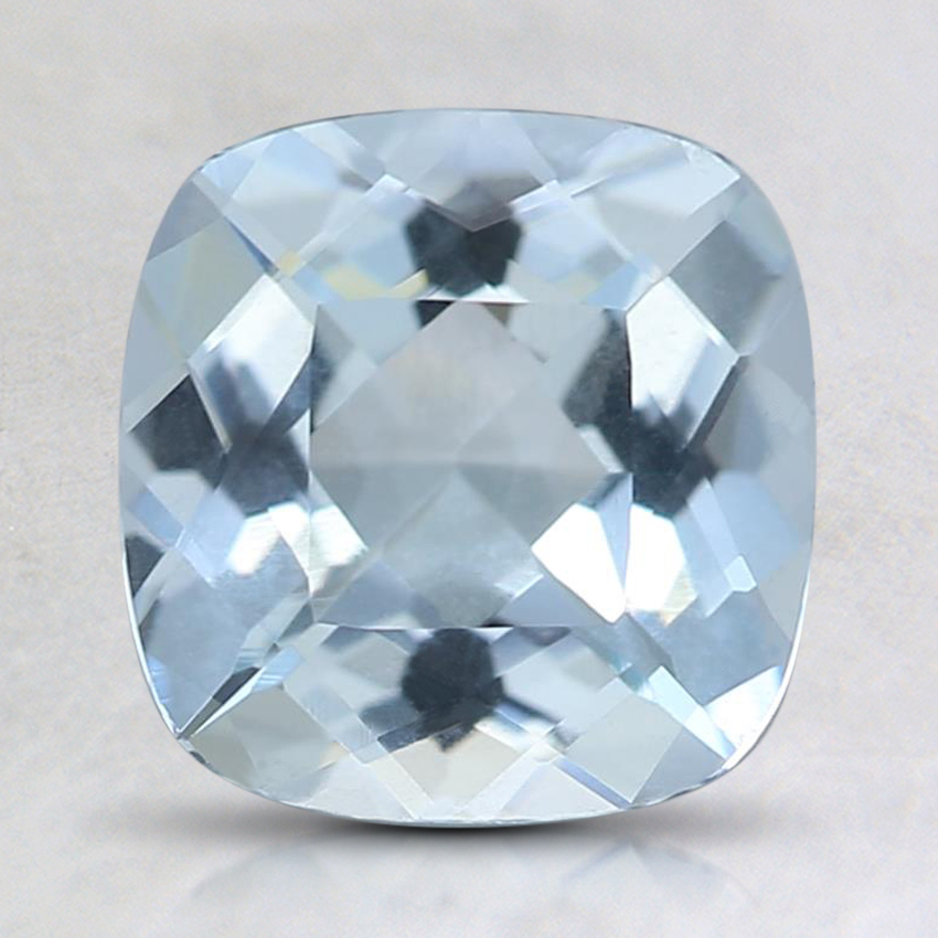 7.8x7.7mm Fine Cushion Aquamarine