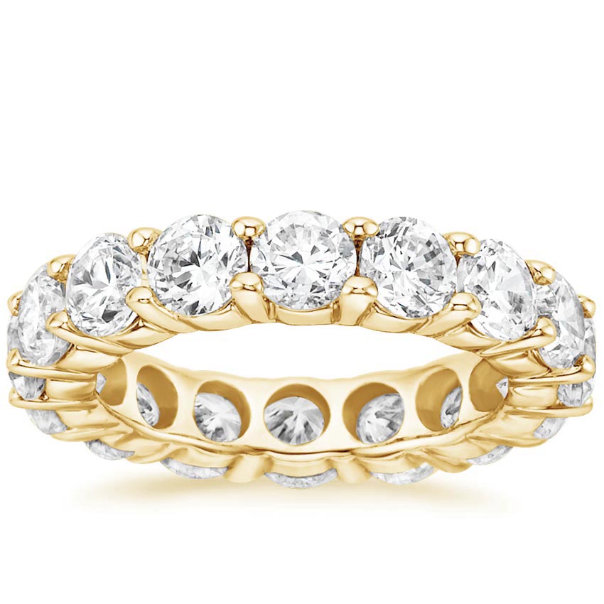 Yellow Gold Lab Diamond Eternity Ring (5 ct. tw.)