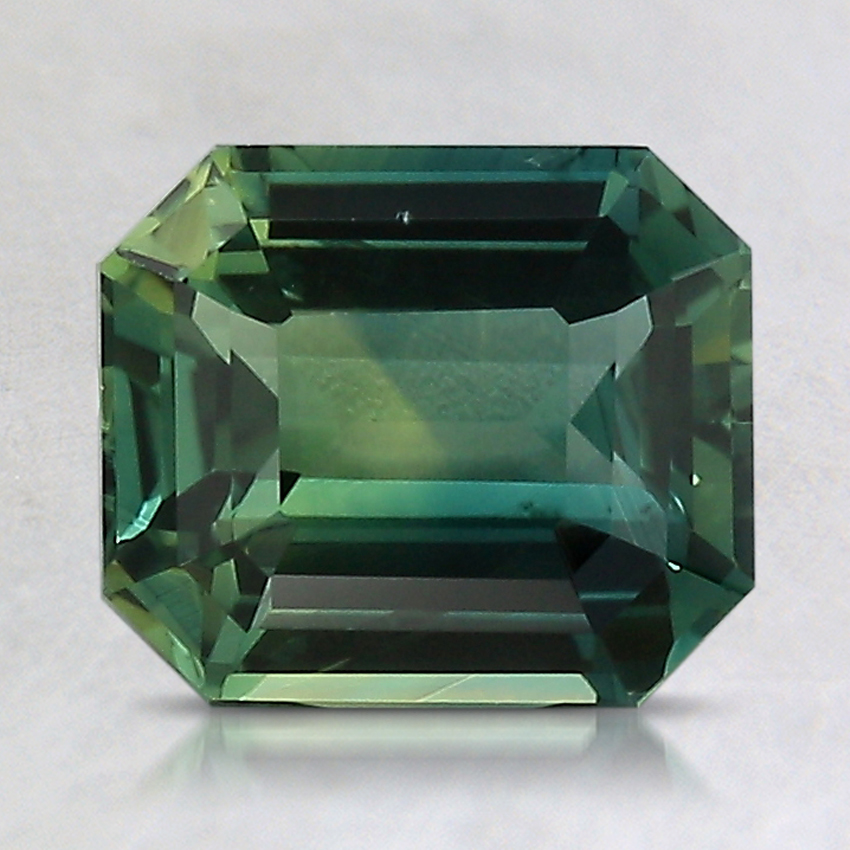 7.8x6.7mm Unheated Bi-Color Emerald Sapphire