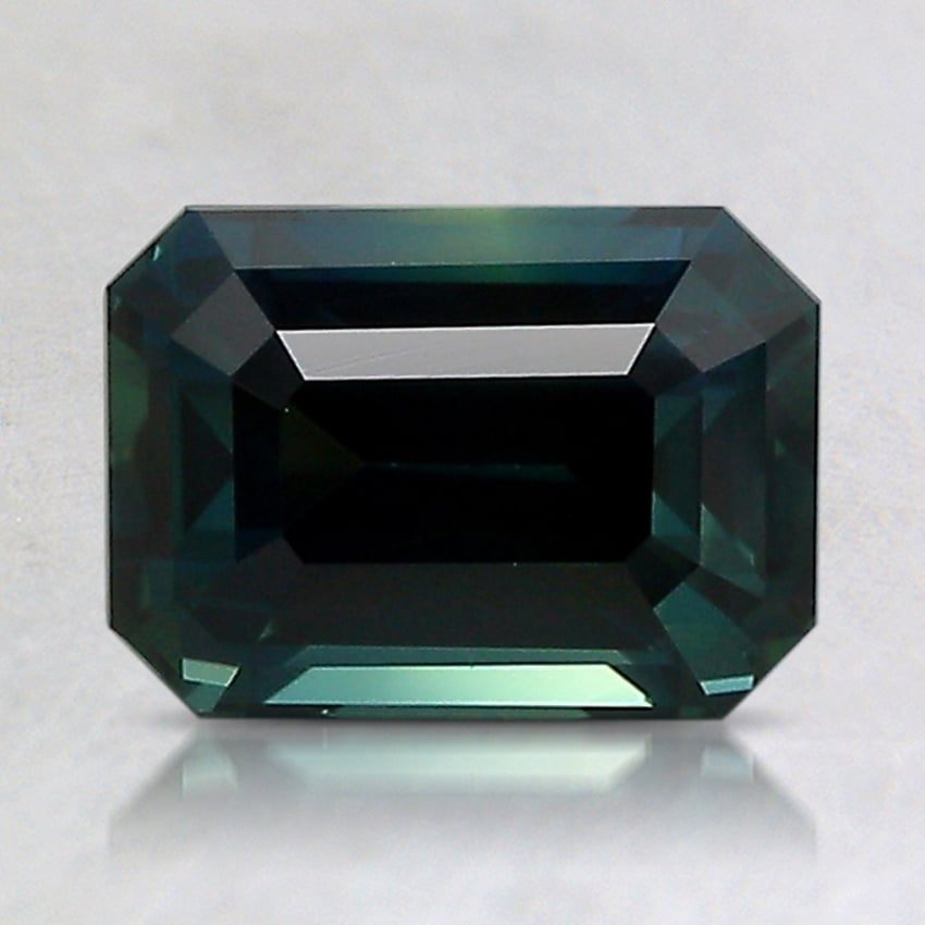 7.9x5.7mm Unheated Blue Emerald Sapphire