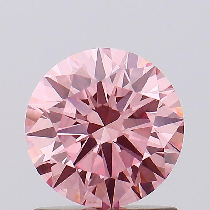 1.01 Ct. Fancy Vivid Pink Round Lab Grown Diamond