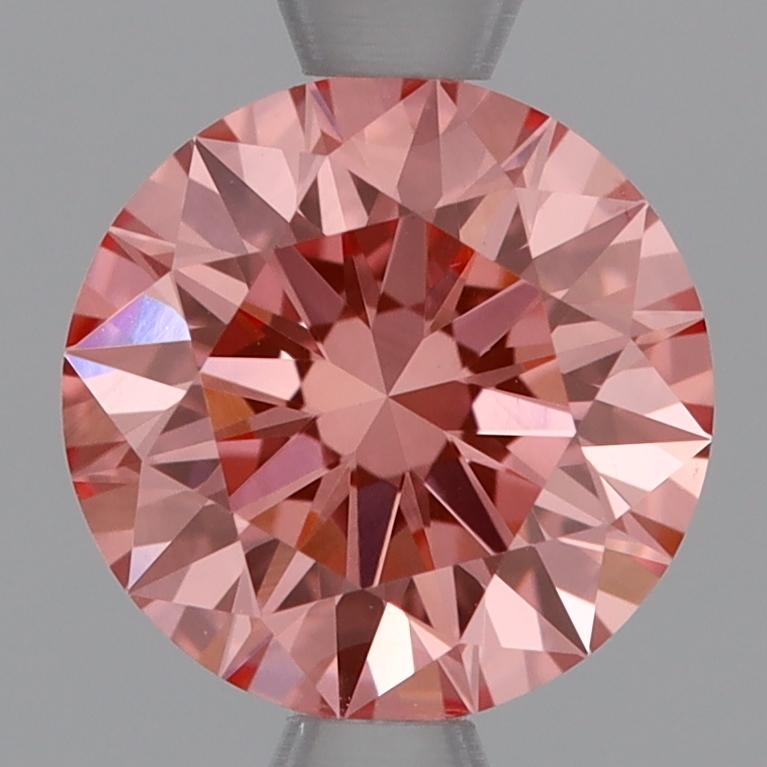 1.02 Ct. Fancy Vivid Pink Round Lab Grown Diamond