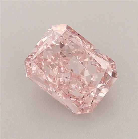 1.00 Ct. Fancy Vivid Pink Radiant Lab Grown Diamond