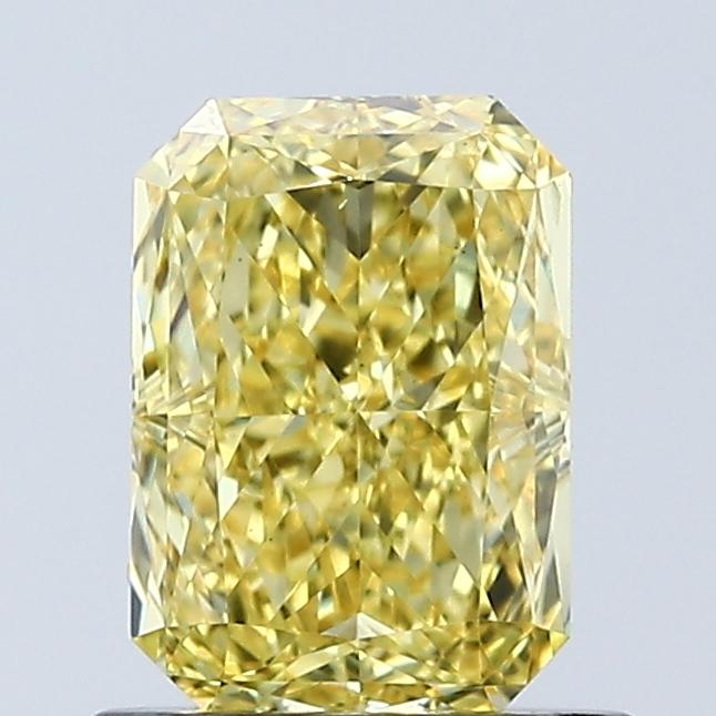 1.01 Ct. Fancy Vivid Yellow Radiant Lab Grown Diamond
