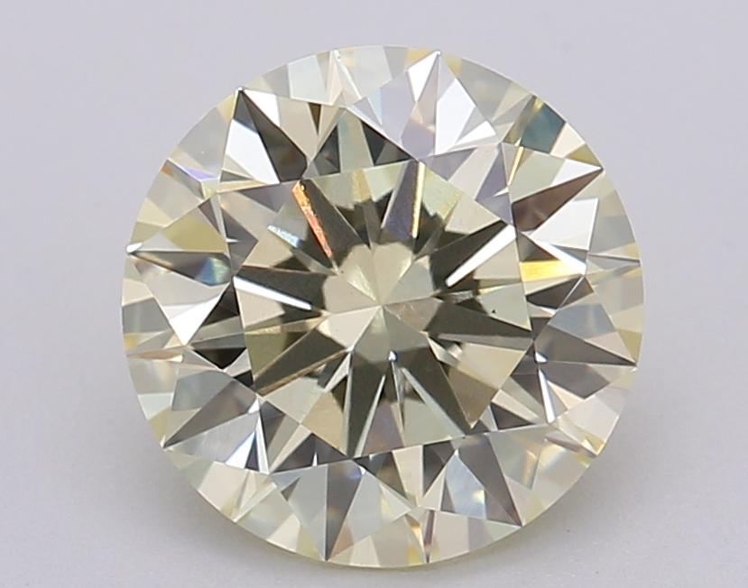 2.04 Ct. Fancy Light Yellow Round Lab Grown Diamond