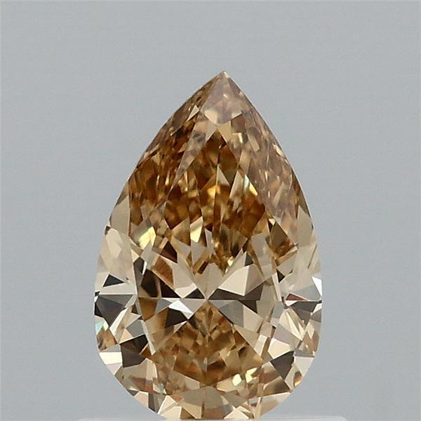 0.70 Ct. Fancy Intense Yellow Pear Lab Grown Diamond
