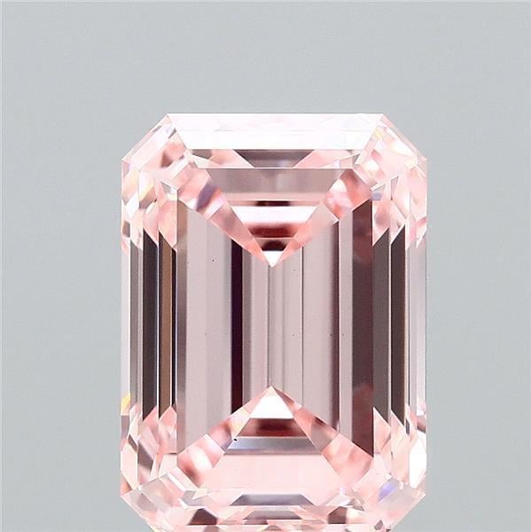 3.07 Ct. Fancy Intense Pink Emerald Lab Grown Diamond