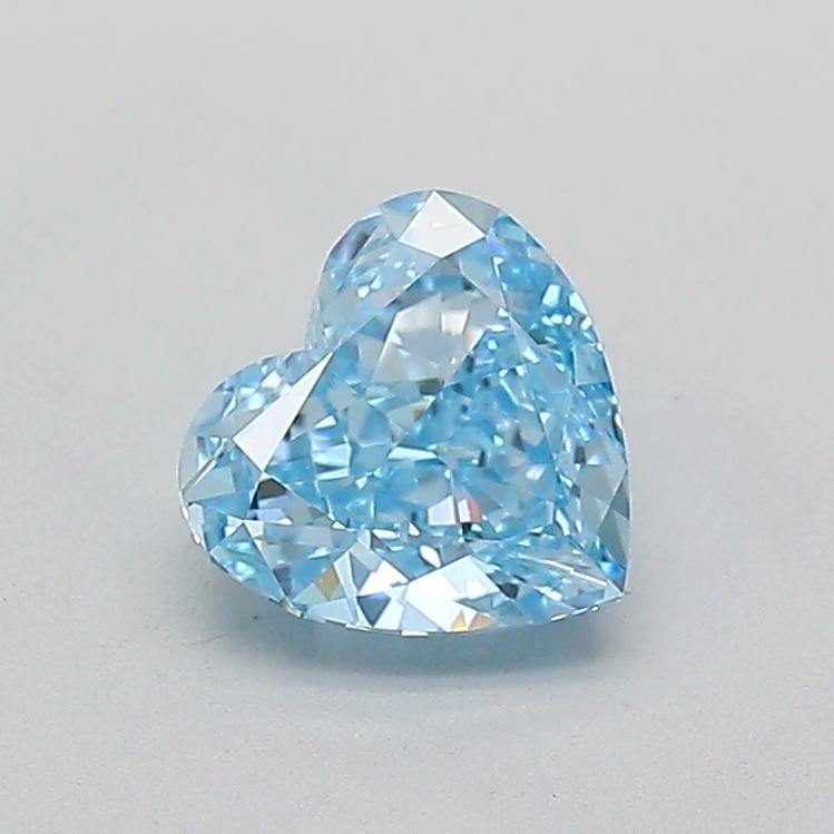 1.01 Ct. Fancy Vivid  Blue Heart Lab Grown Diamond
