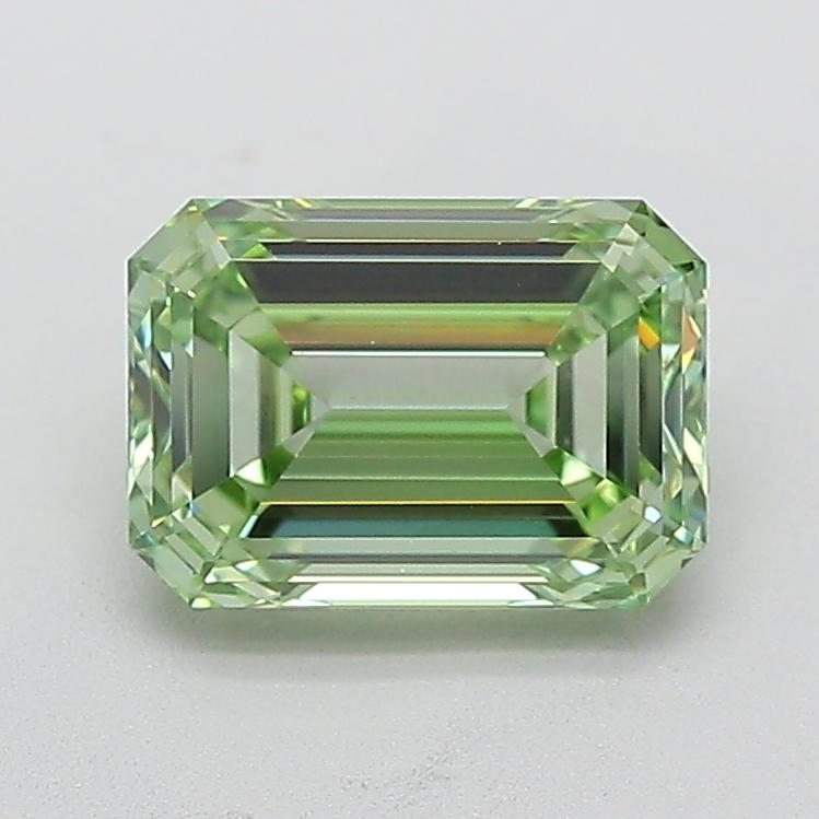 2.05 Ct. Fancy Vivid  Green Emerald Lab Grown Diamond