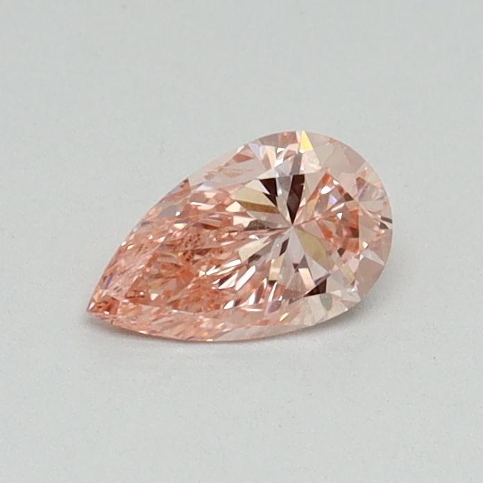 0.33 Ct. Fancy Vivid Pink Pear Lab Grown Diamond