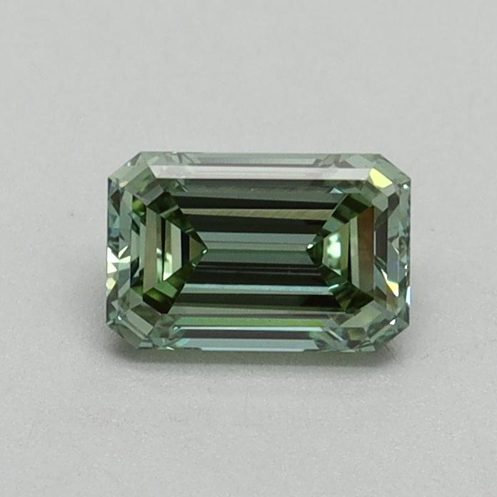0.51 Ct. Fancy Intense Green Emerald Lab Grown Diamond