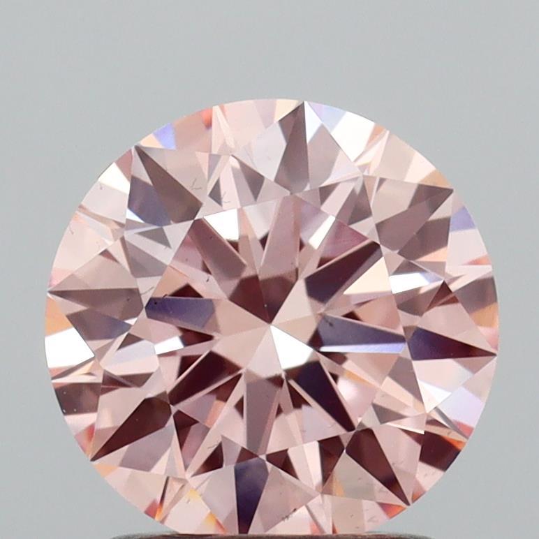 1.50 Ct. Fancy Intense  Pink Round Lab Grown Diamond