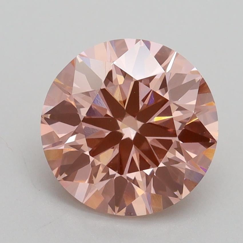 2.31 Ct. Fancy Intense Pink Round Lab Grown Diamond