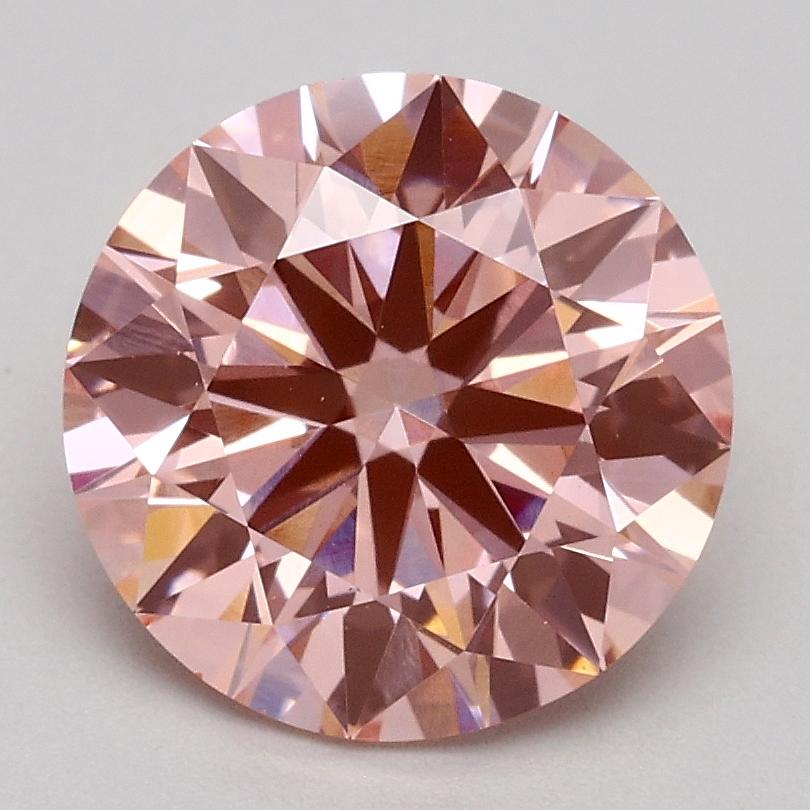 1.90 Ct. Fancy Intense Pink Round Lab Grown Diamond