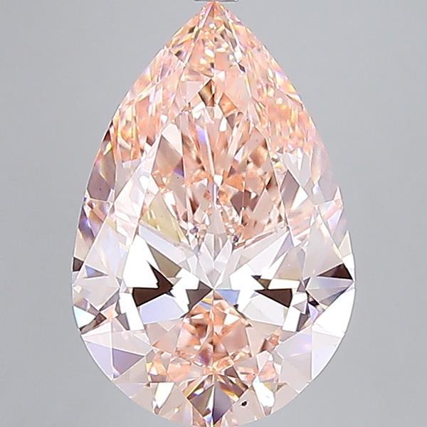 10.02 Ct. Fancy Intense  Pink Pear Lab Grown Diamond