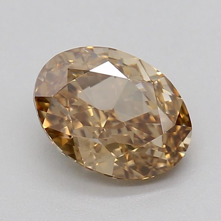 1.08 Ct. Fancy Light  Brown Oval Lab Grown Diamond