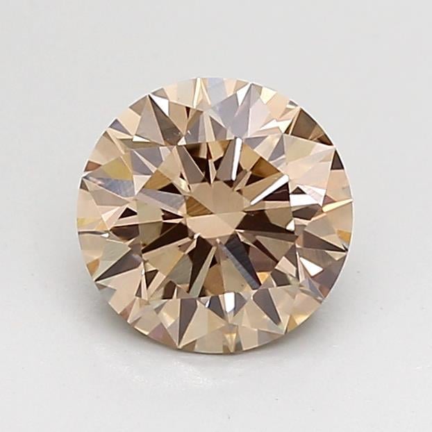 1.10 Ct. Fancy Brown Round Lab Grown Diamond