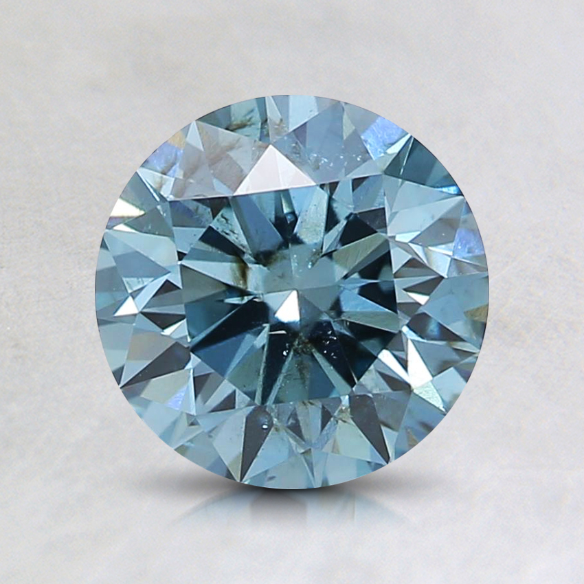 1.13 Ct. Fancy Blue Round Lab Grown Diamond