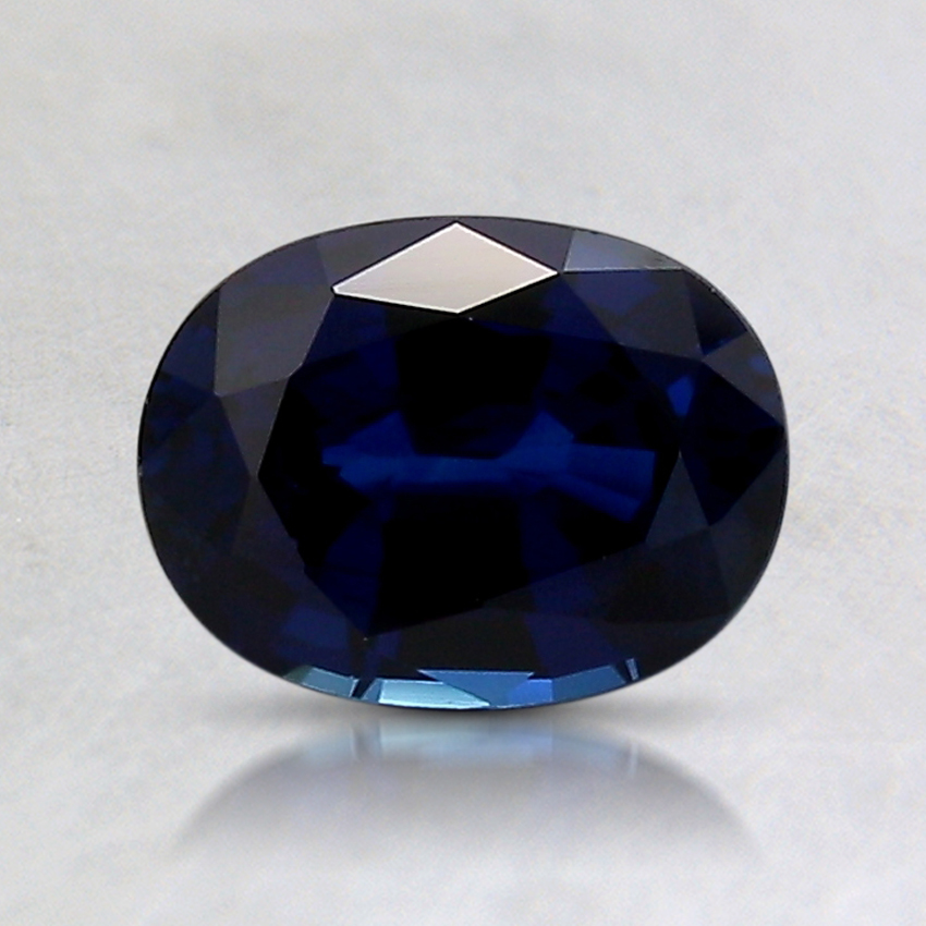 7.1x5.4mm Premium Blue Oval Sapphire