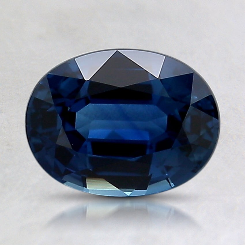 8.1x6.2mm Blue Oval Sapphire