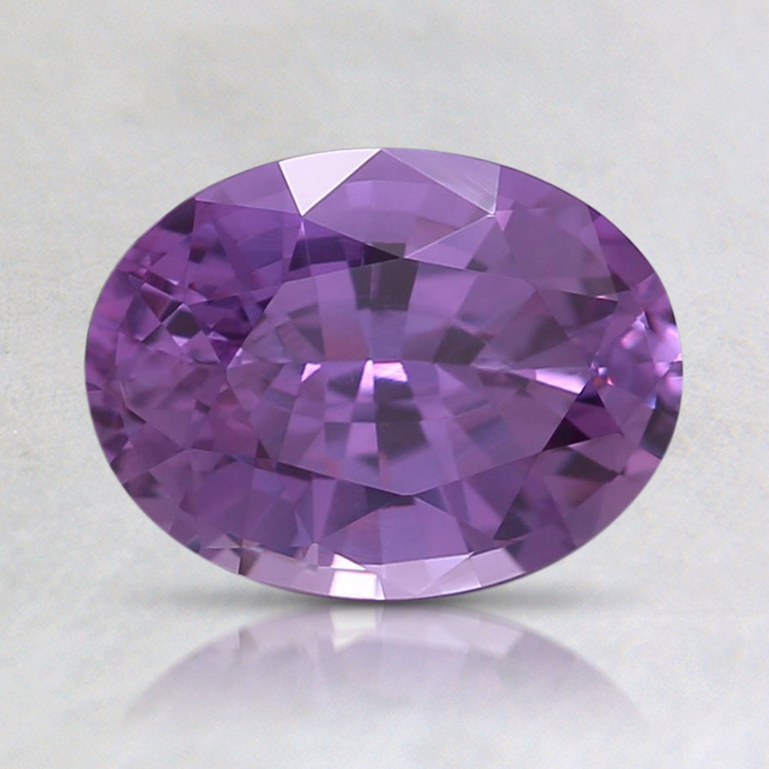 7.9x6mm Purple Oval Sapphire