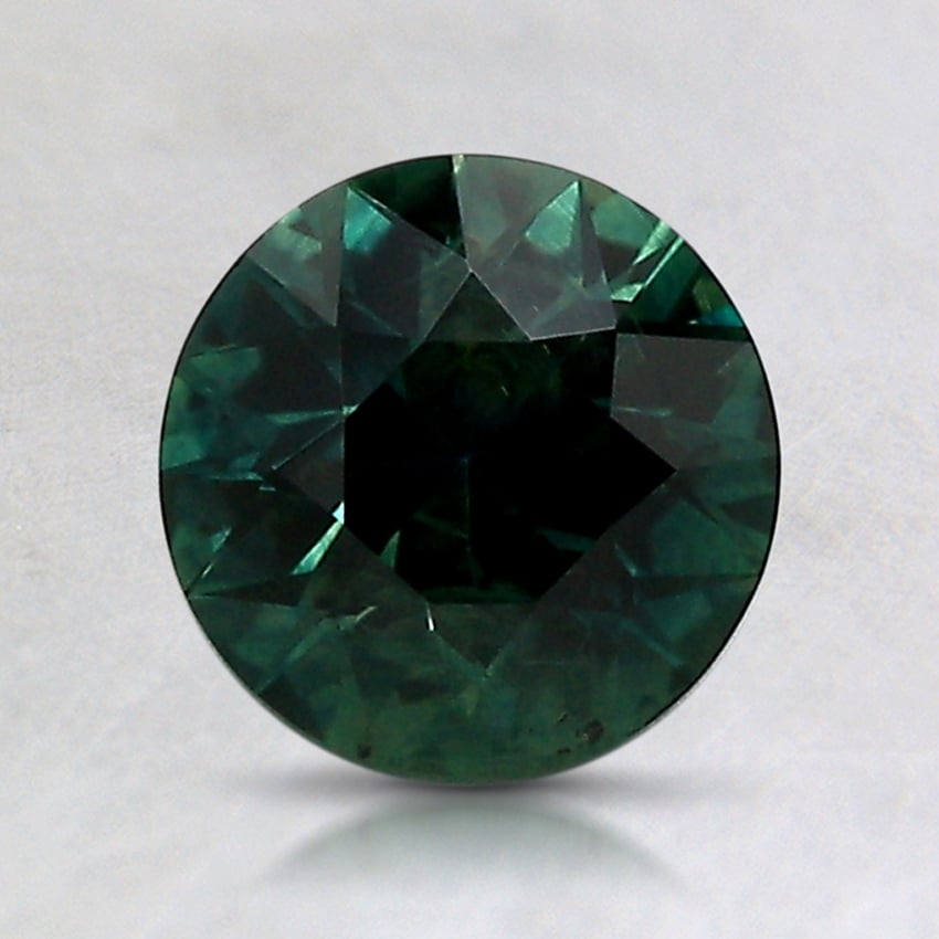 6.7mm Teal Round Montana Sapphire