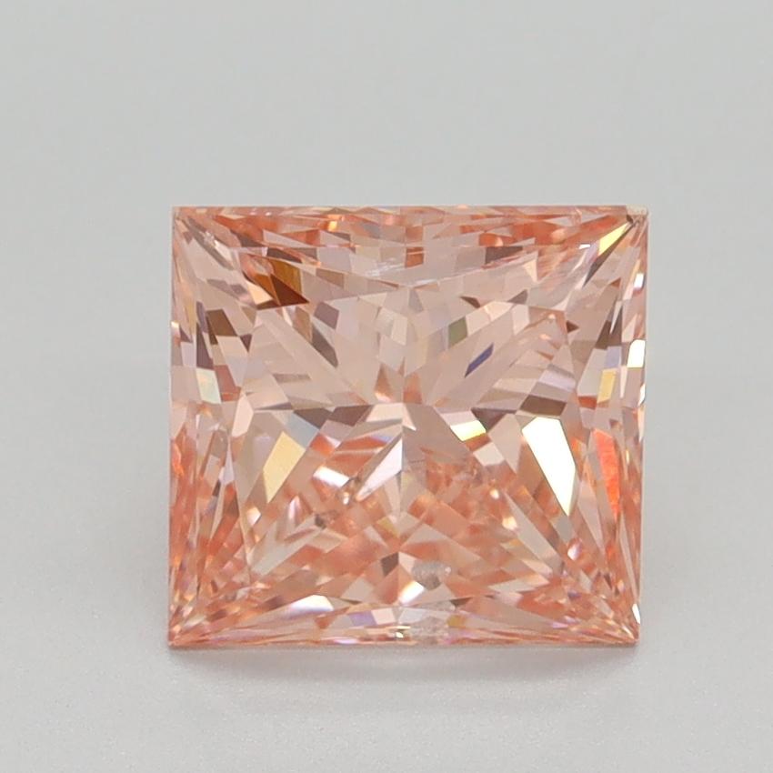 2.04 Ct. Fancy Vivid Pink Princess Lab Grown Diamond