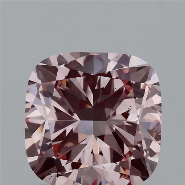 1.56 Ct. Fancy Intense Pink Cushion Lab Grown Diamond