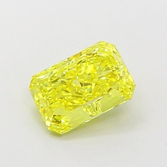 1.09 Ct. Fancy Vivid  Yellow Radiant Lab Grown Diamond