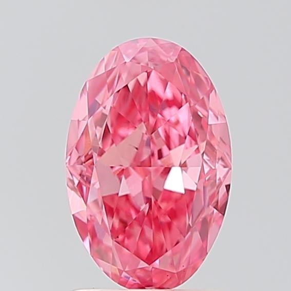 1.50 Ct. Fancy Vivid Pink Oval Lab Grown Diamond