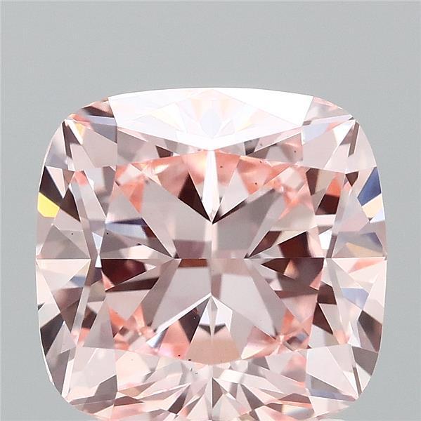 2.05 Ct. Fancy Intense Pink Cushion Lab Grown Diamond