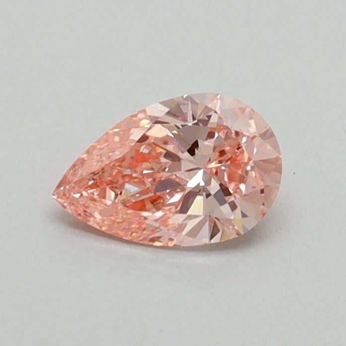 0.37 Ct. Fancy Vivid Pink Pear Lab Grown Diamond