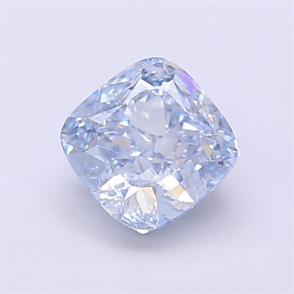 1.05 Ct. Fancy Intense  Blue Cushion Lab Grown Diamond