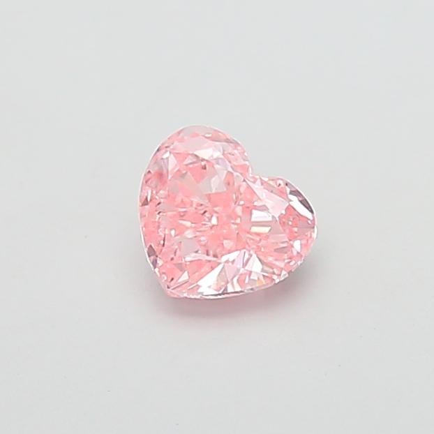 1.03 Ct. Fancy Vivid  Pink Heart Lab Grown Diamond