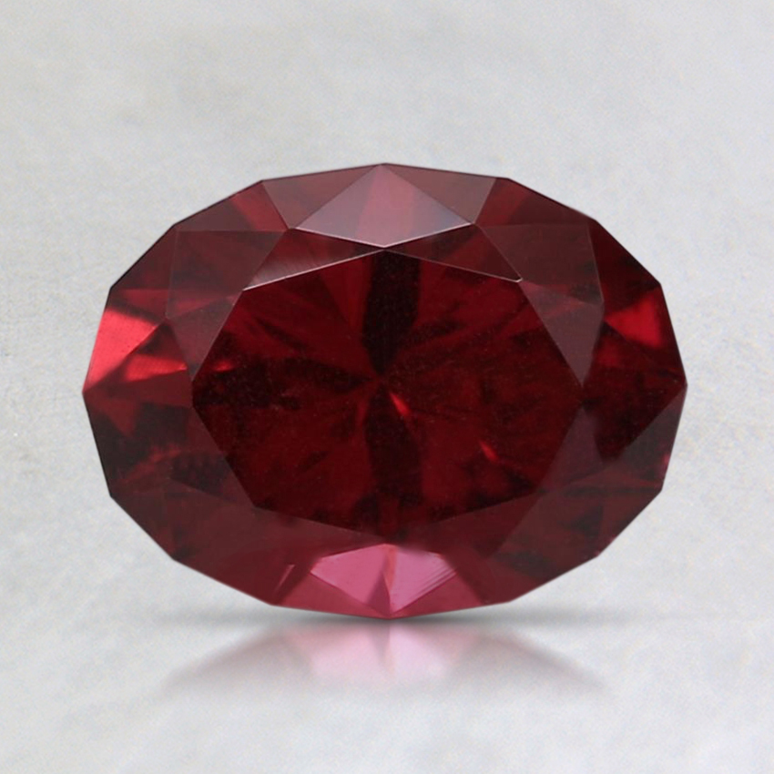 8x6mm Red Modified Oval Rhodolite Garnet