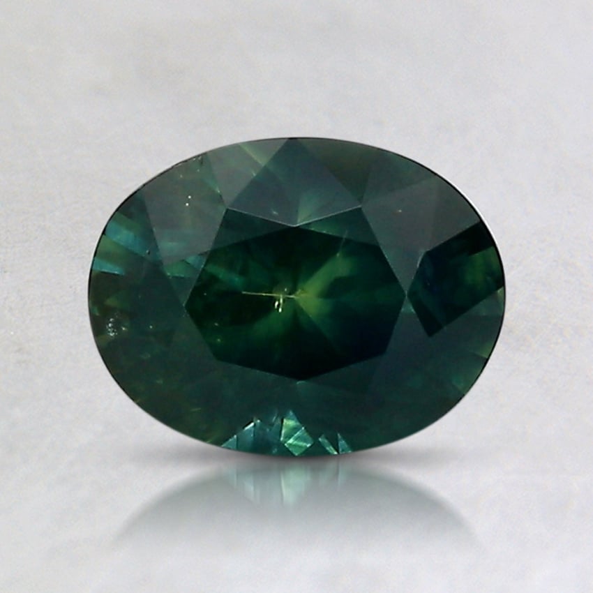 7.1x5.5mm Parti-Color Oval Montana Sapphire