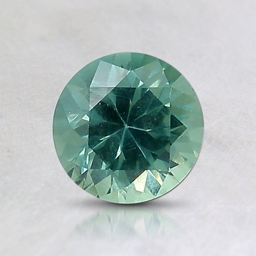 6x5.9mm Teal Round Montana Sapphire