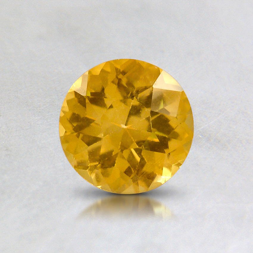 5.5mm Premium Yellow Round Sapphire