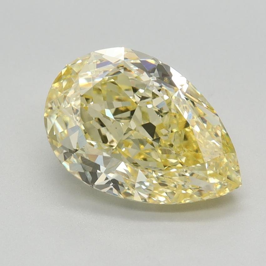 2.32 Ct. Fancy Intense Yellow Pear Lab Grown Diamond