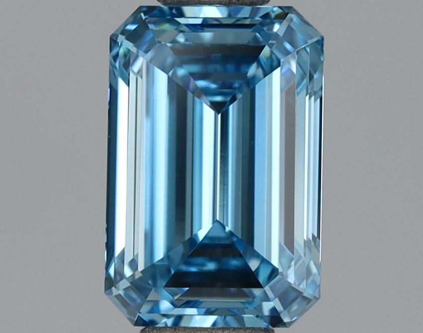 1.10 Ct. Fancy Vivid Blue Emerald Lab Grown Diamond