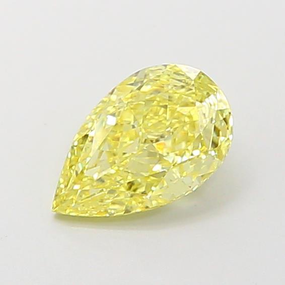 1.09 Ct. Fancy Intense Yellow Pear Lab Grown Diamond