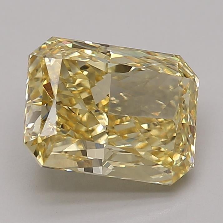 2.66 Ct. Fancy Intense Yellow Radiant Lab Grown Diamond