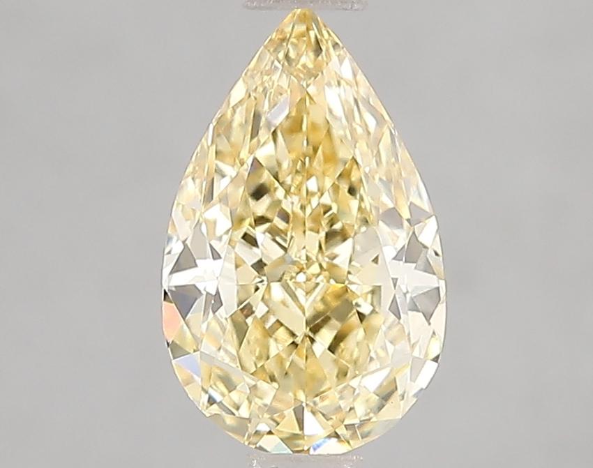 1.55 Ct. Fancy Intense Yellow Pear Lab Grown Diamond