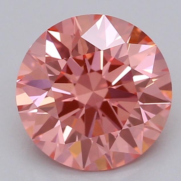 1.05 Ct. Fancy Vivid Pink Round Lab Grown Diamond