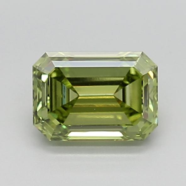 1.39 Ct. Fancy Vivid  Green Emerald Lab Grown Diamond