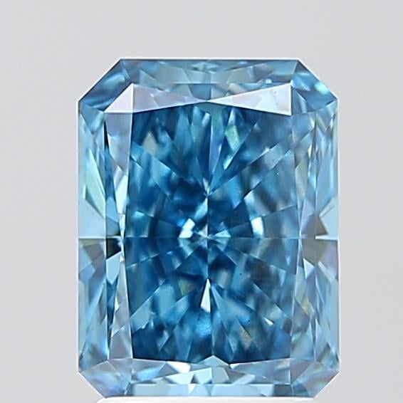 2.01 Ct. Fancy Vivid Blue Radiant Lab Grown Diamond