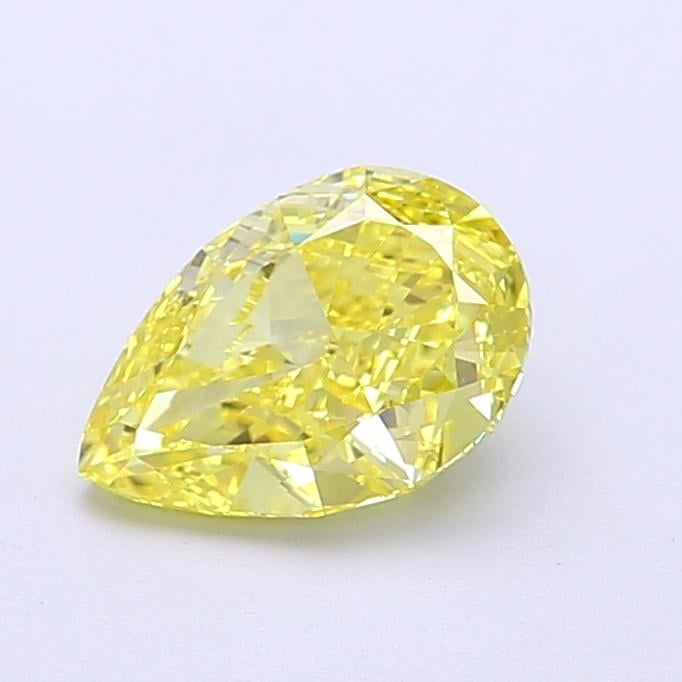 1.14 Ct. Fancy Intense  Yellow Pear Lab Grown Diamond