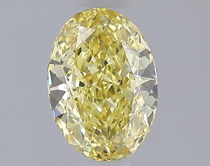1.10 Ct. Fancy Vivid Yellow Yellow Oval Lab Grown Diamond
