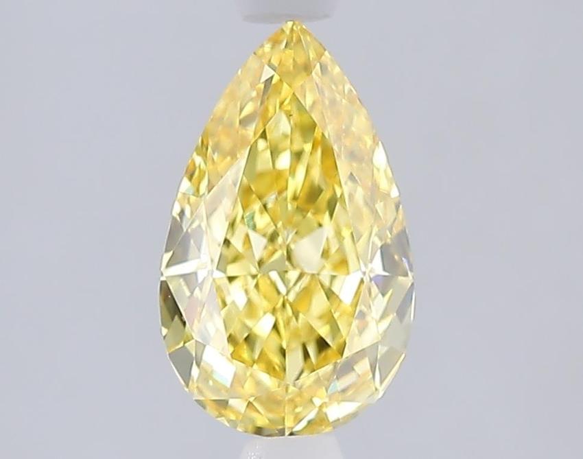 1.58 Ct. Fancy Vivid Yellow Yellow Pear Lab Grown Diamond